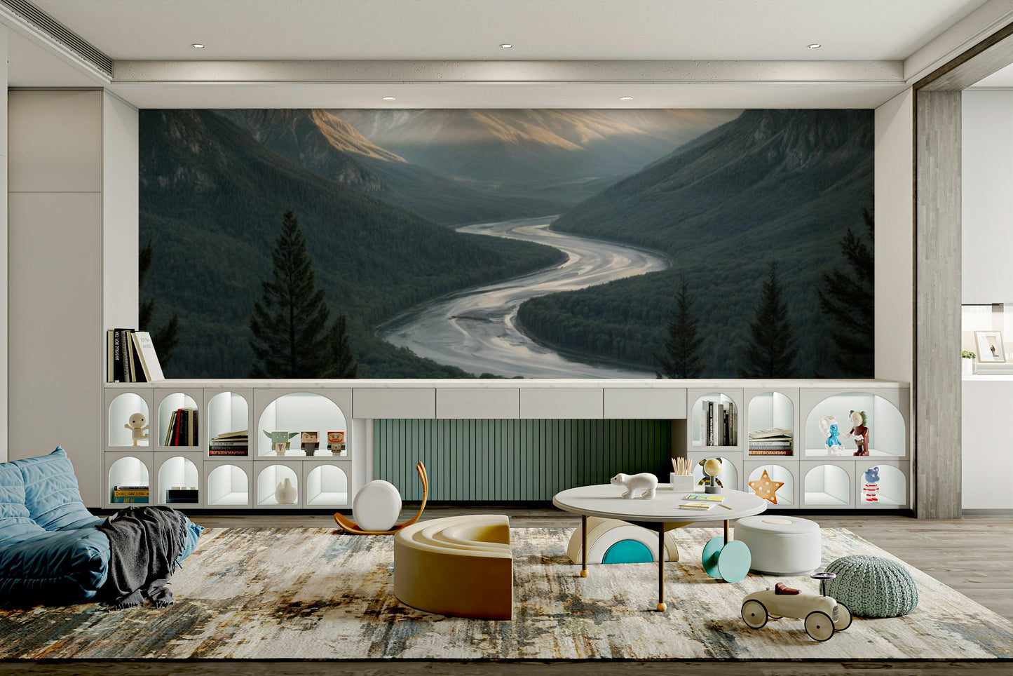 The feeling is one of fresh elegance.

