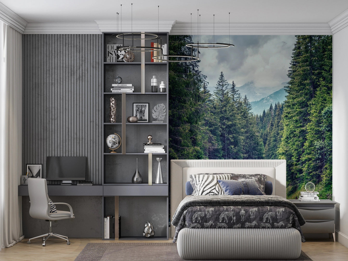 Mountain Road Vista Wall Mural
