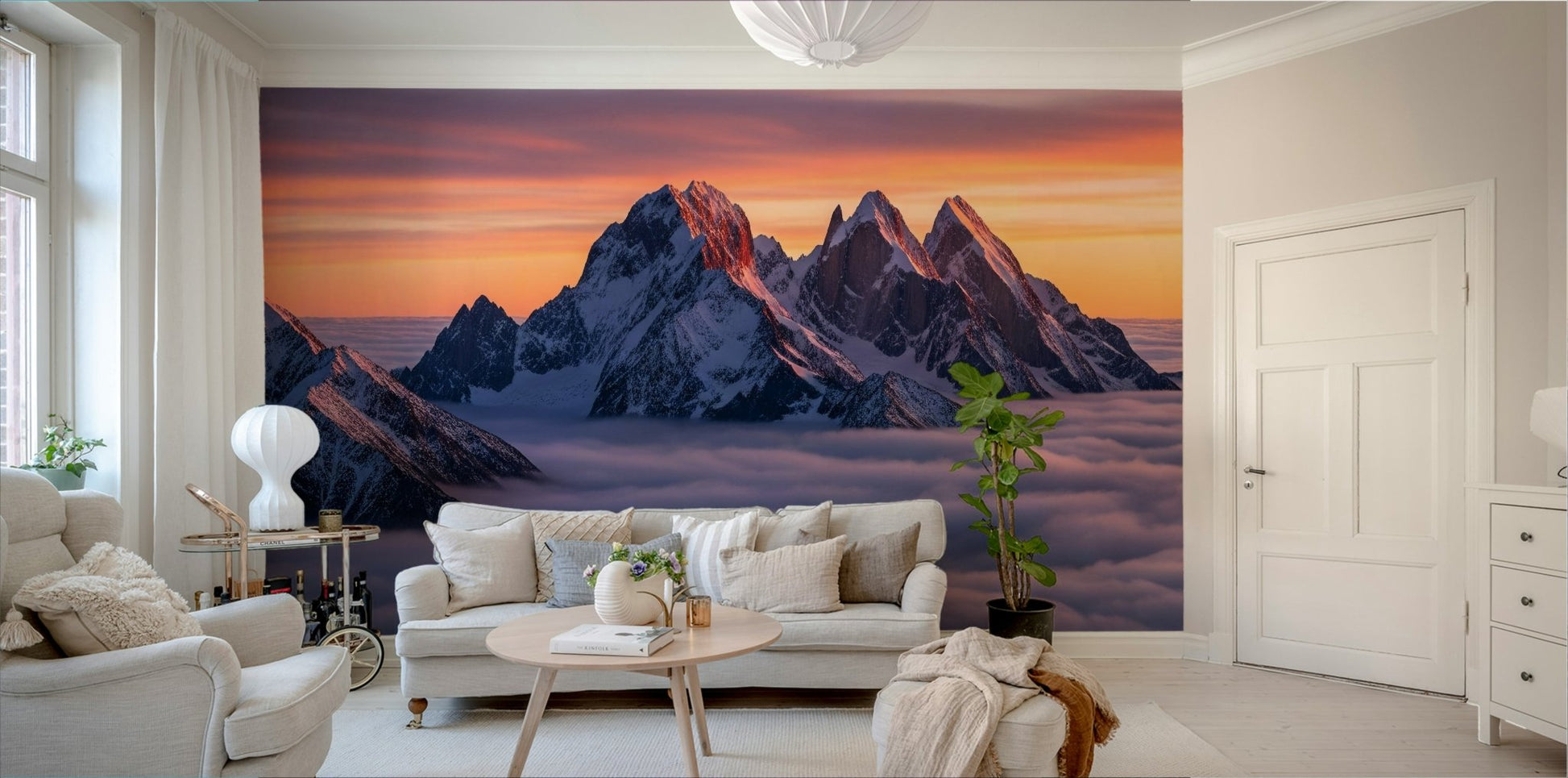 The lines are soft, not sharp.
