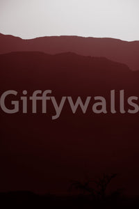 A detail of the brushstrokes and tones in the design.