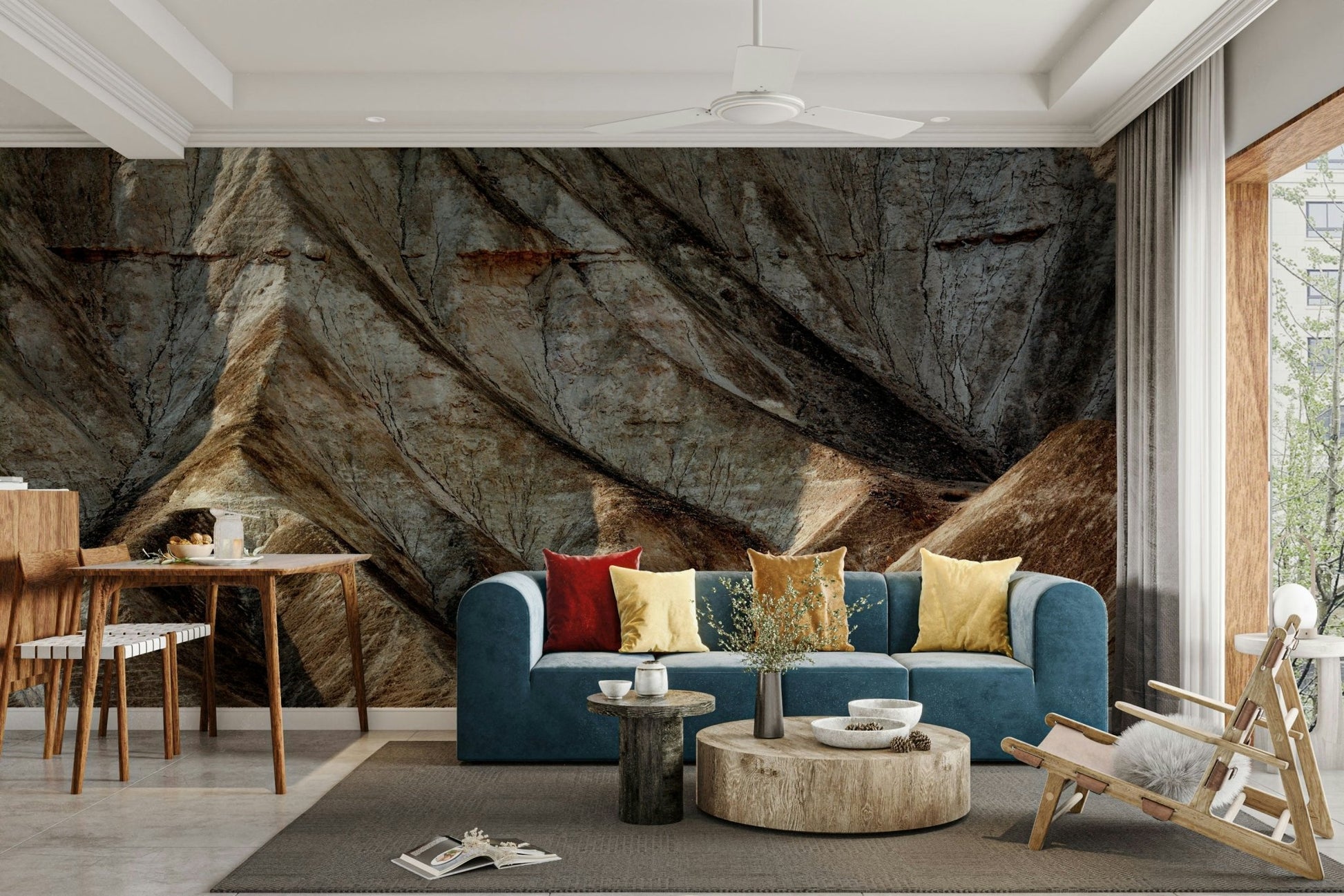Mountains of the Judean Desert 3 Wall Mural