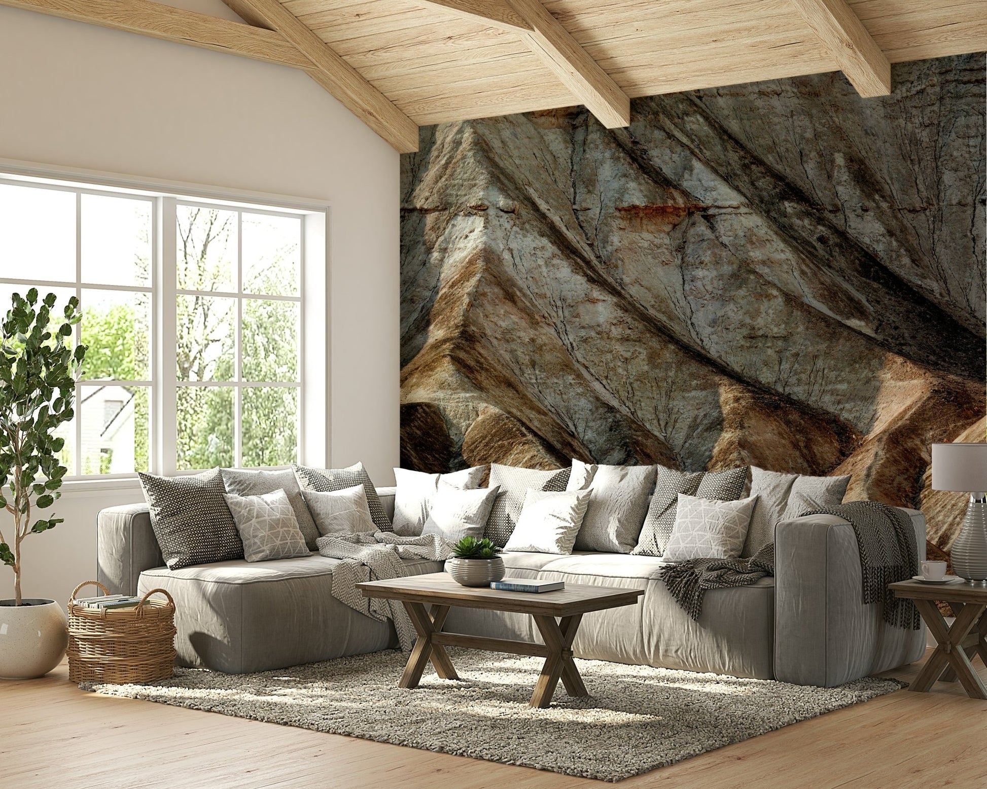 Mountains of the Judean Desert 3 Wall Mural