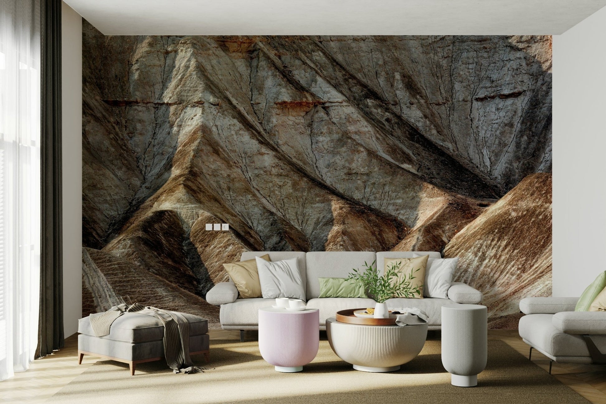 Mountains of the Judean Desert 3 Wall Mural