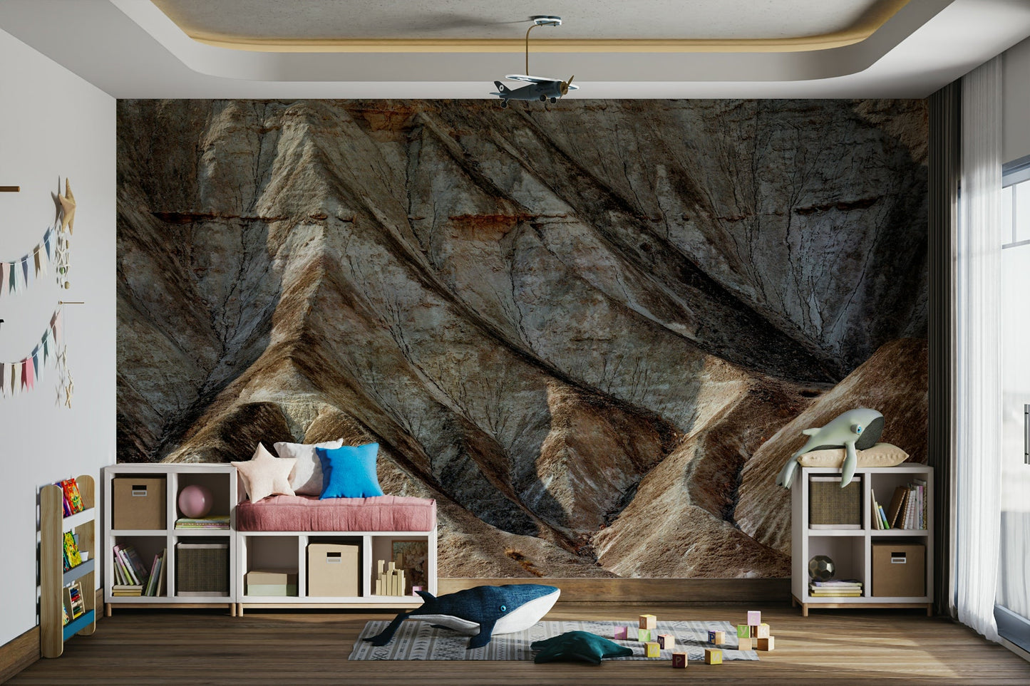 Mountains of the Judean Desert 3 Wall Mural