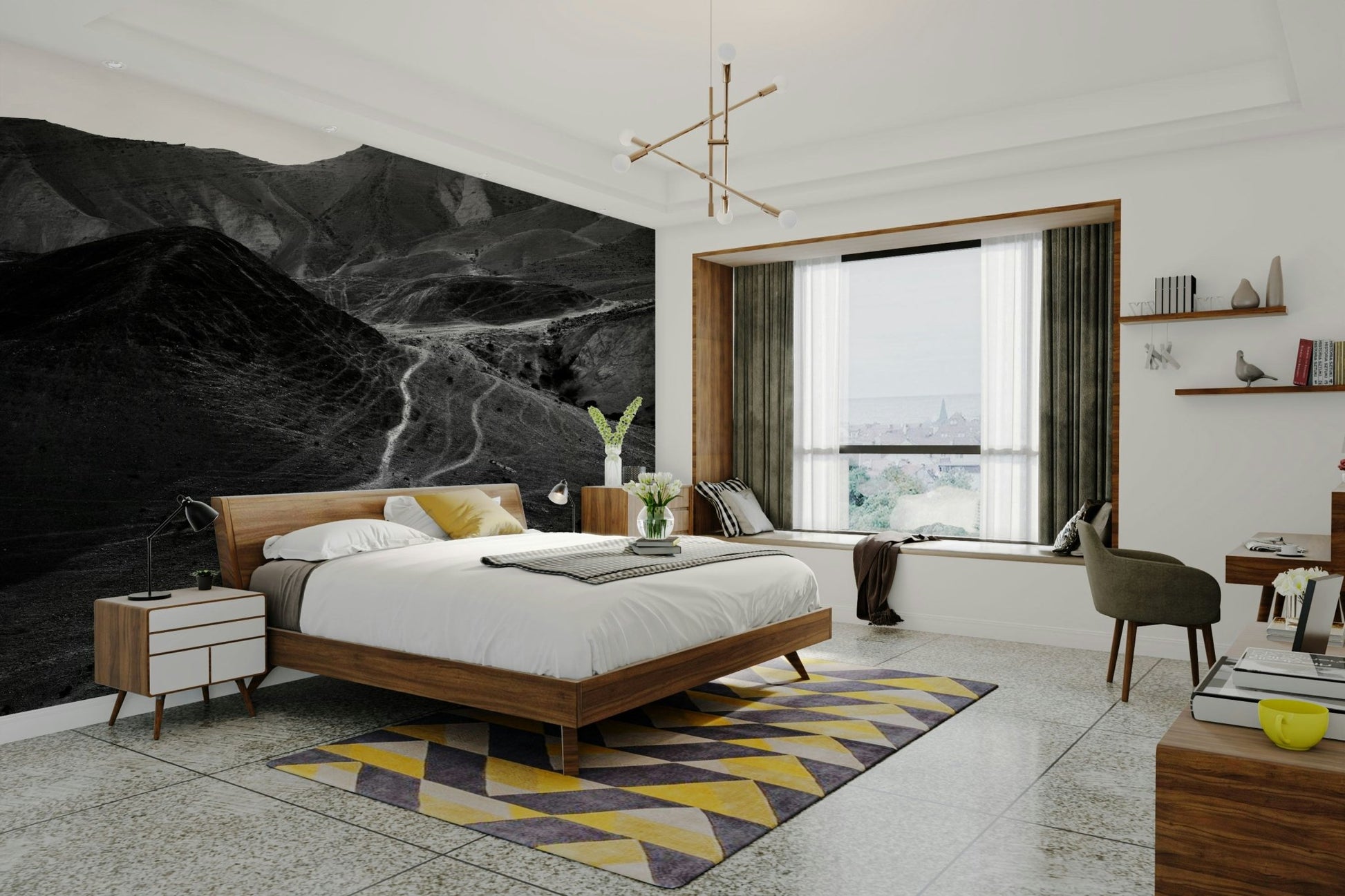 Mountains of the Judean Desert 5 Wall Mural