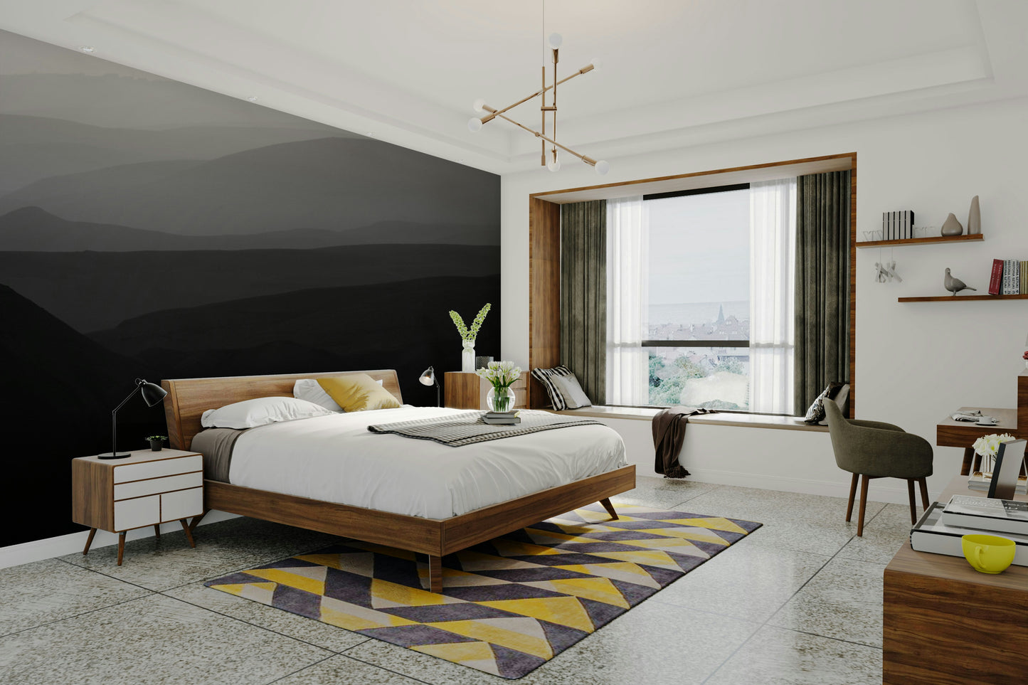 Mountains of the Judean Desert 9 Wall Mural