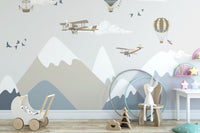 Mountains & sky Kids Wallpaper - Giffywalls A640