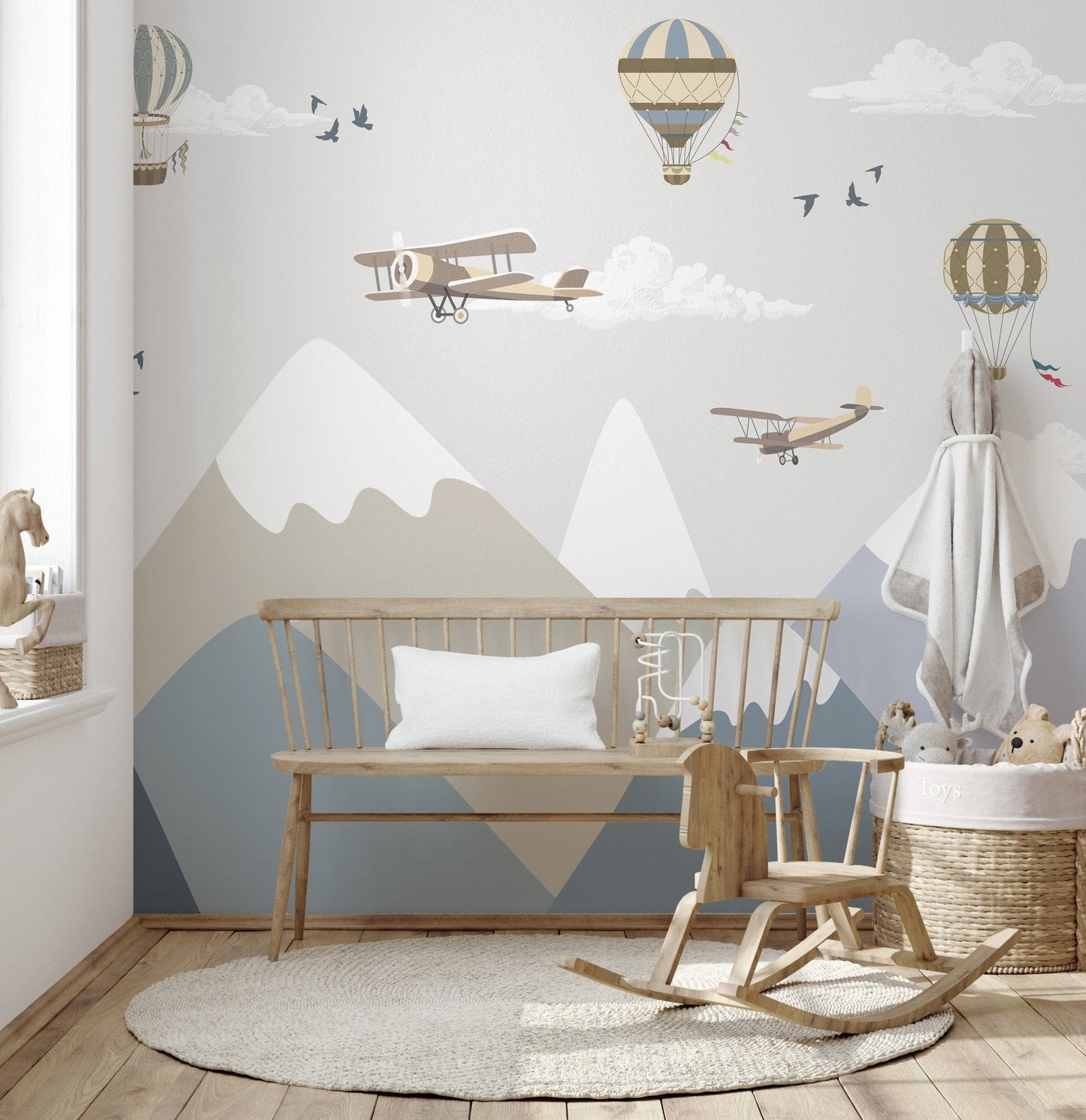 Mountains & sky Kids Wallpaper - Giffywalls A640