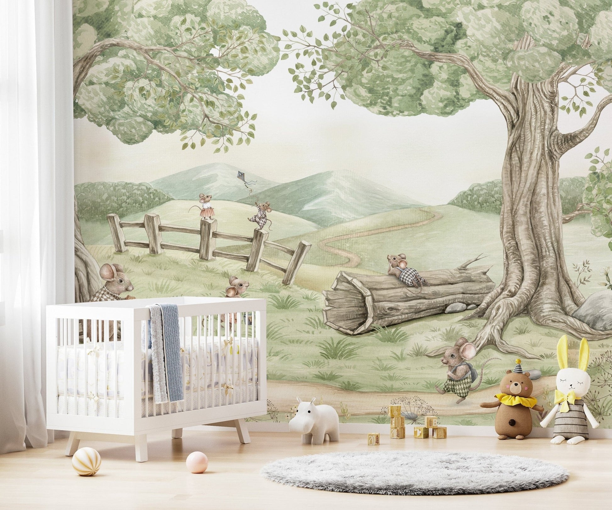 Mouse Family Wall Mural -  KB70