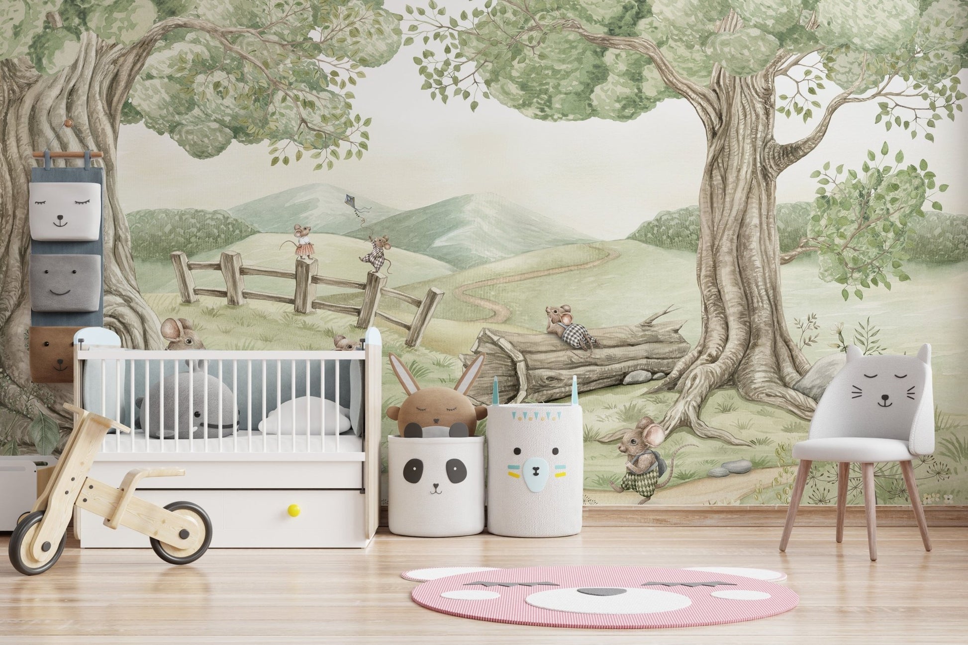 Lovely Mouse Family Wall Art KB70
