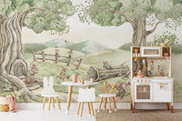 Mouse Family Wall Mural - Giffywalls KB70