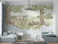 Mouse Family Wall Mural - Giffywalls KB70