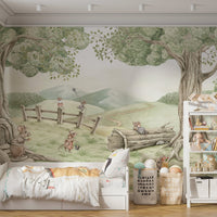 Mouse Family Wall Mural - Giffywalls KB70