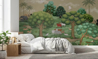 Mughal Forest Serenity Wall Mural