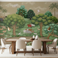Mughal Forest Serenity Wall Mural