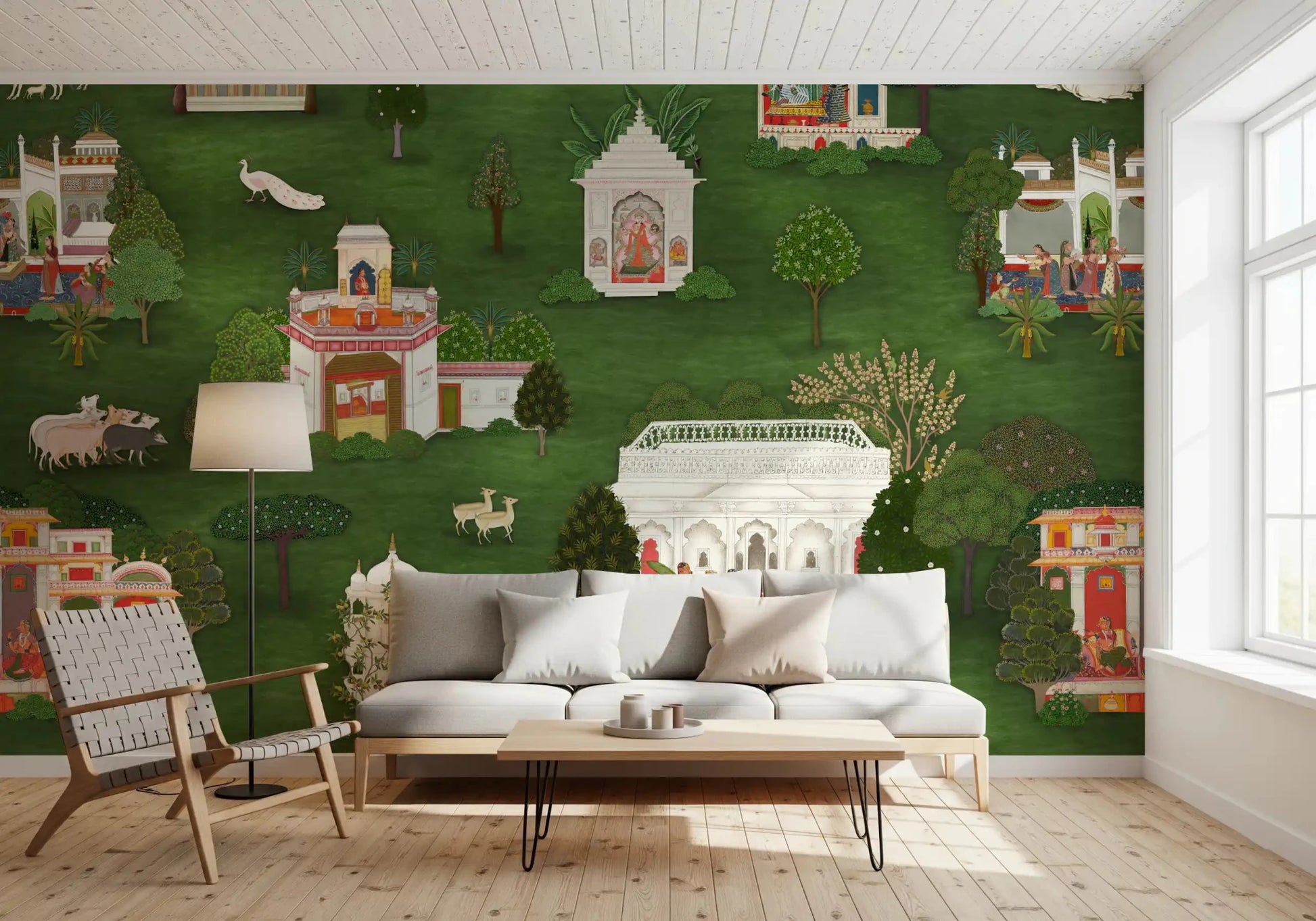 Mughal Garden Retreat Wall Mural