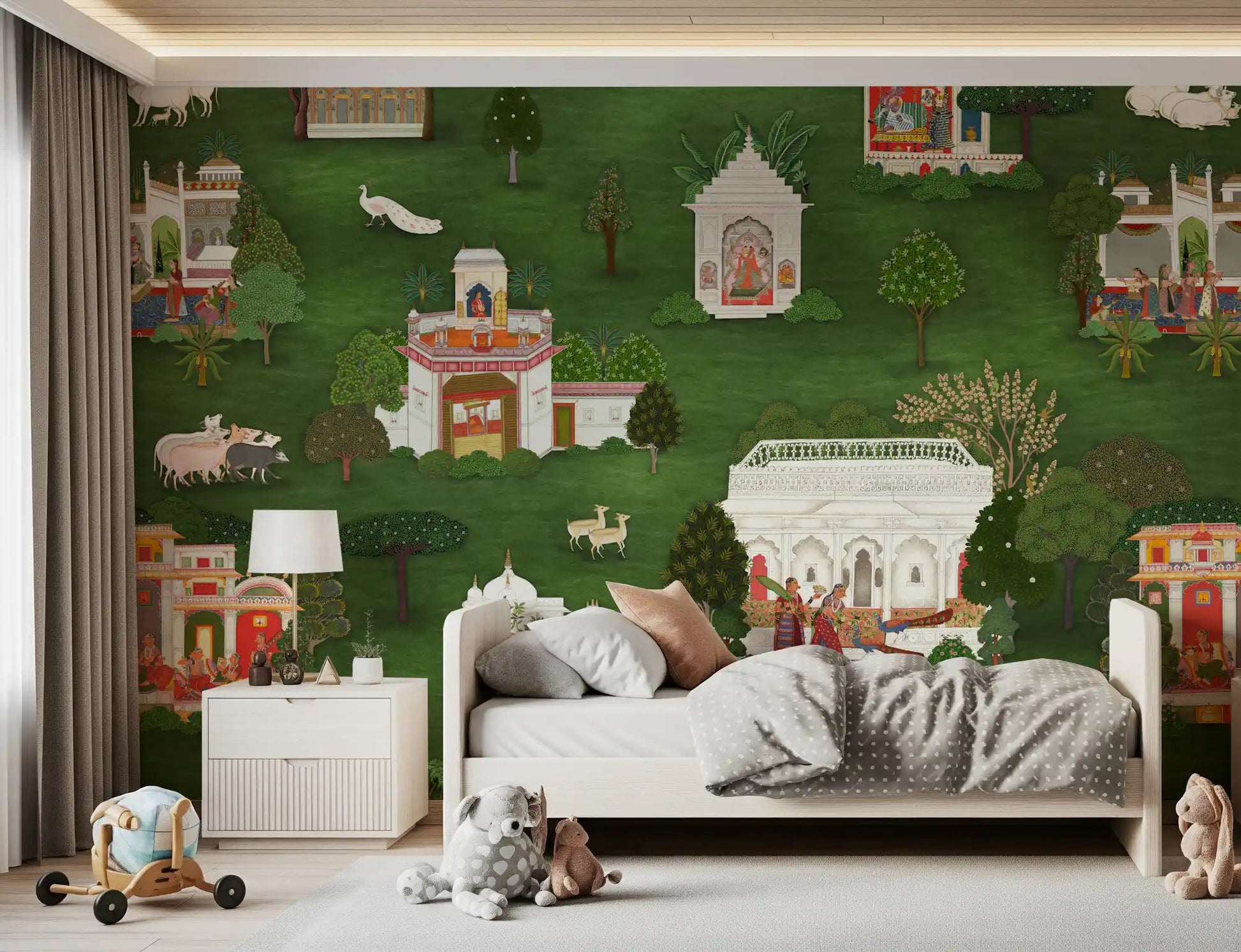 Mughal Garden Retreat Wall Mural