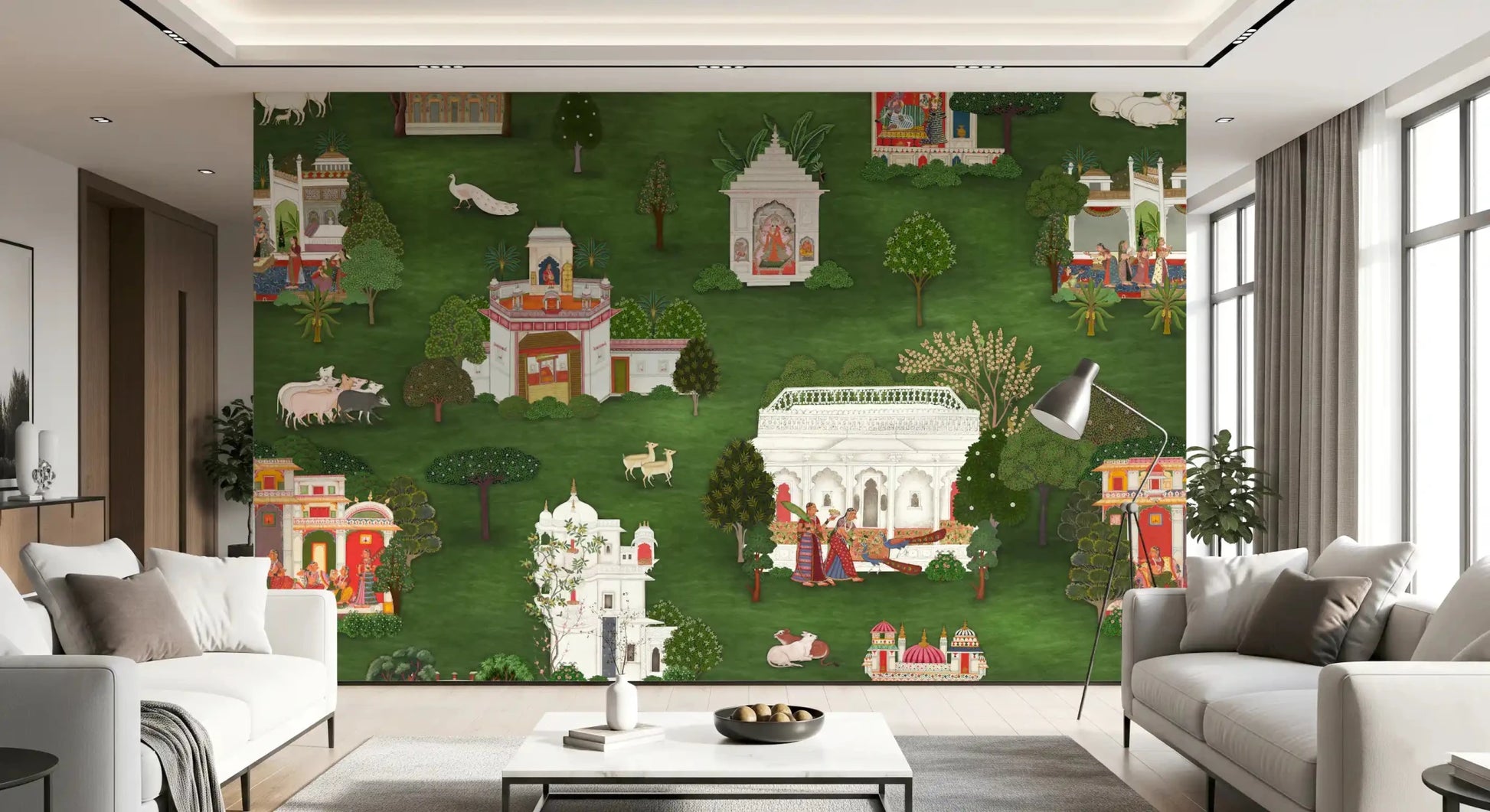Mughal Garden Retreat Wall Mural
