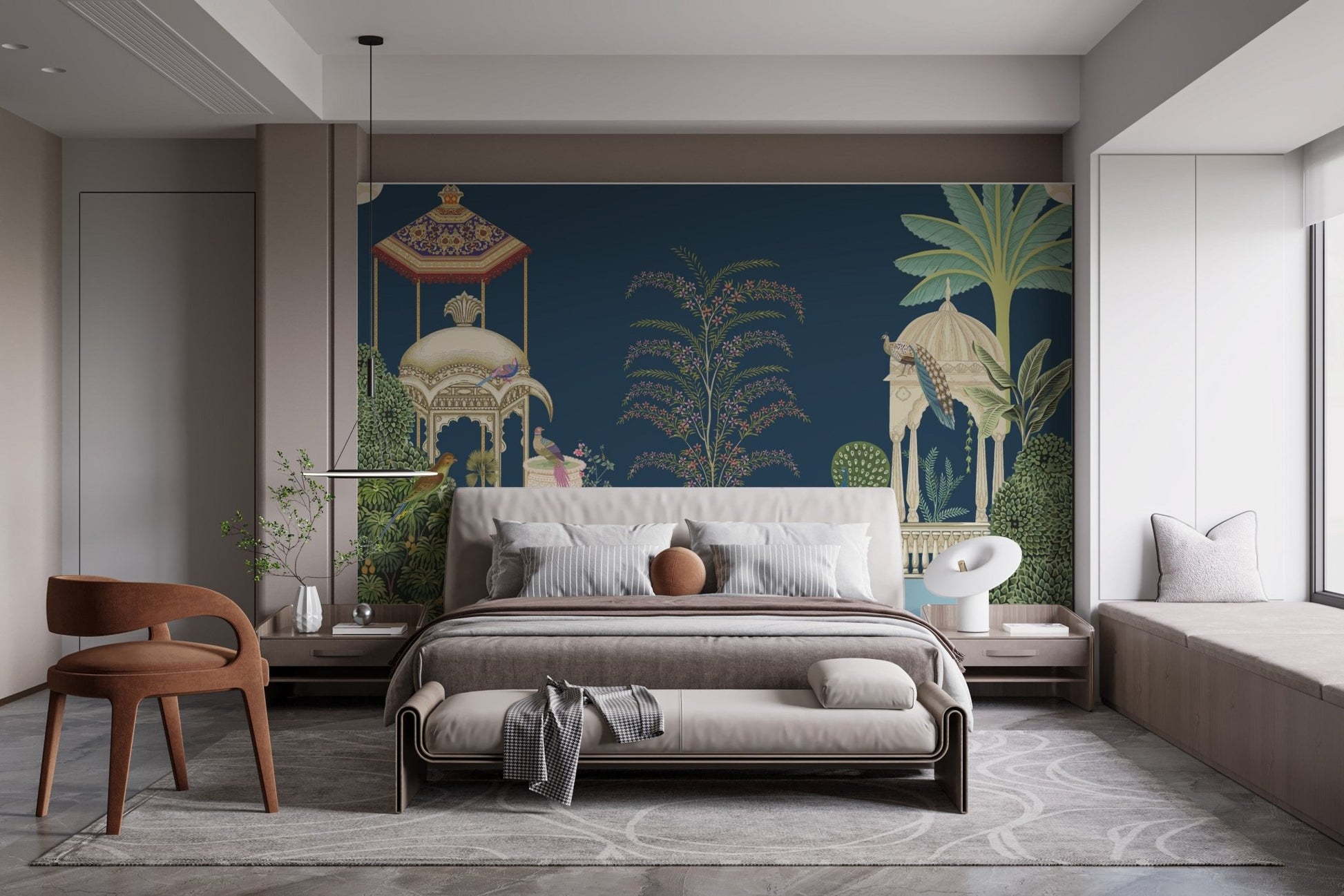 Mughal Garden Wall Mural - Giffywalls
