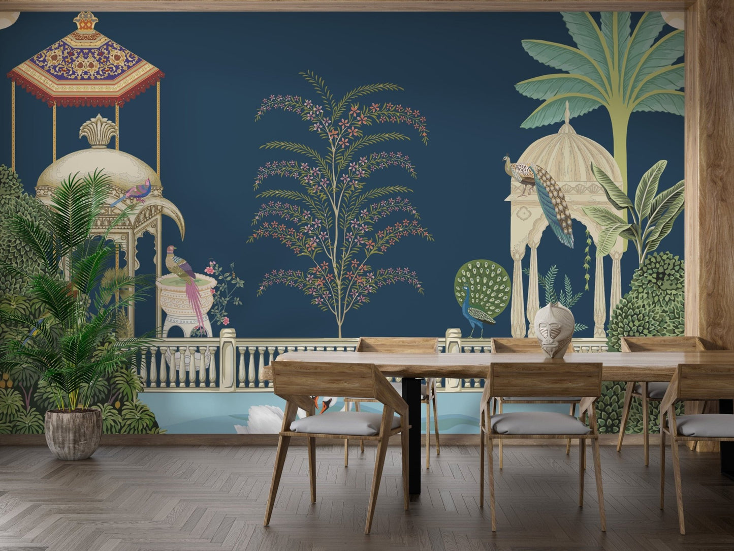Mughal Garden Wall Mural - Giffywalls