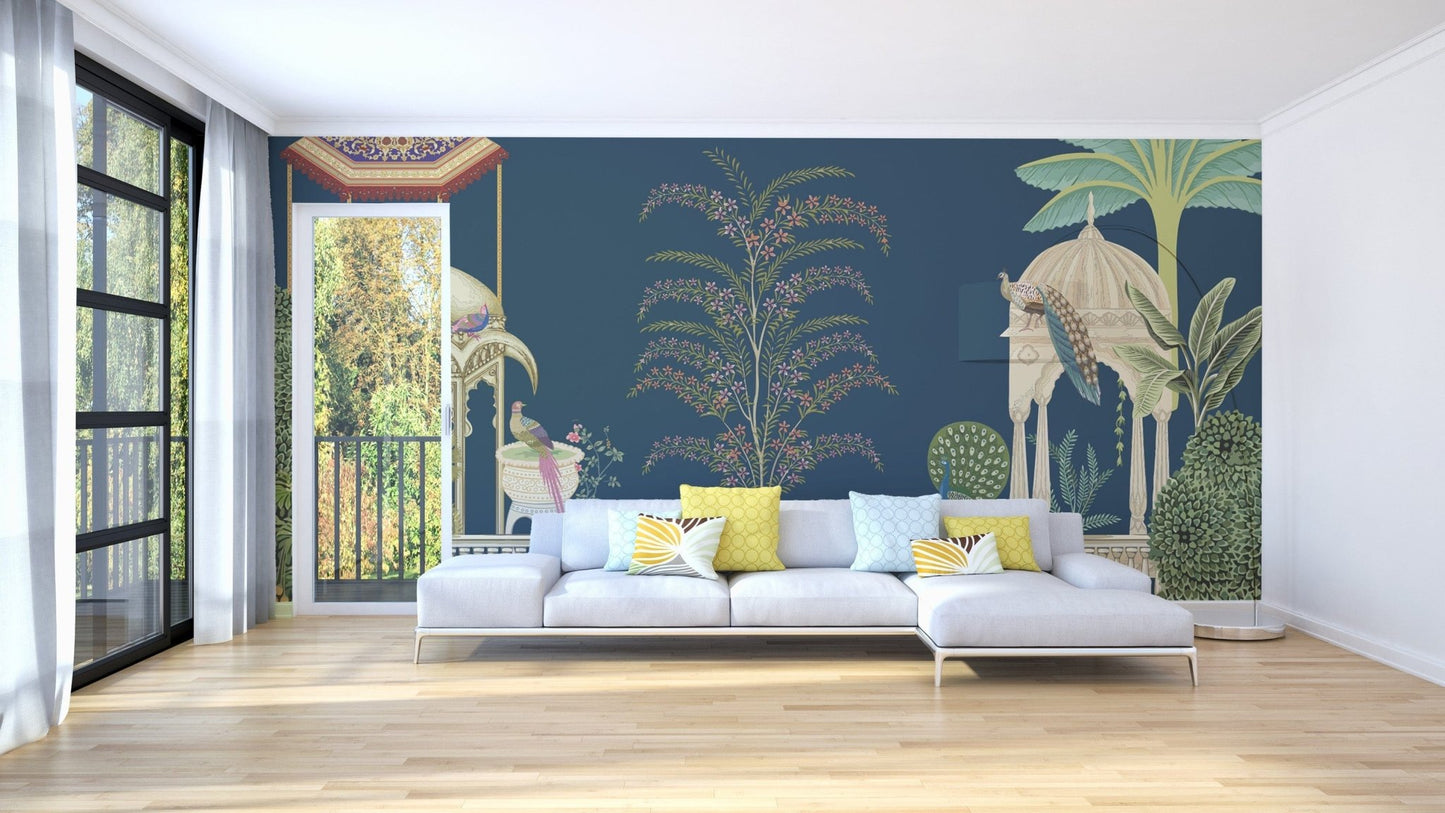Mughal Garden Wall Mural - Giffywalls