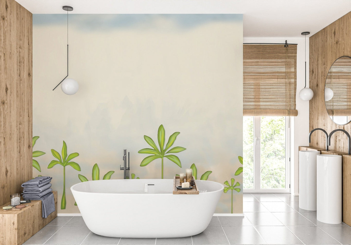 Mughal Garden Wallpaper Murals - Giffywalls