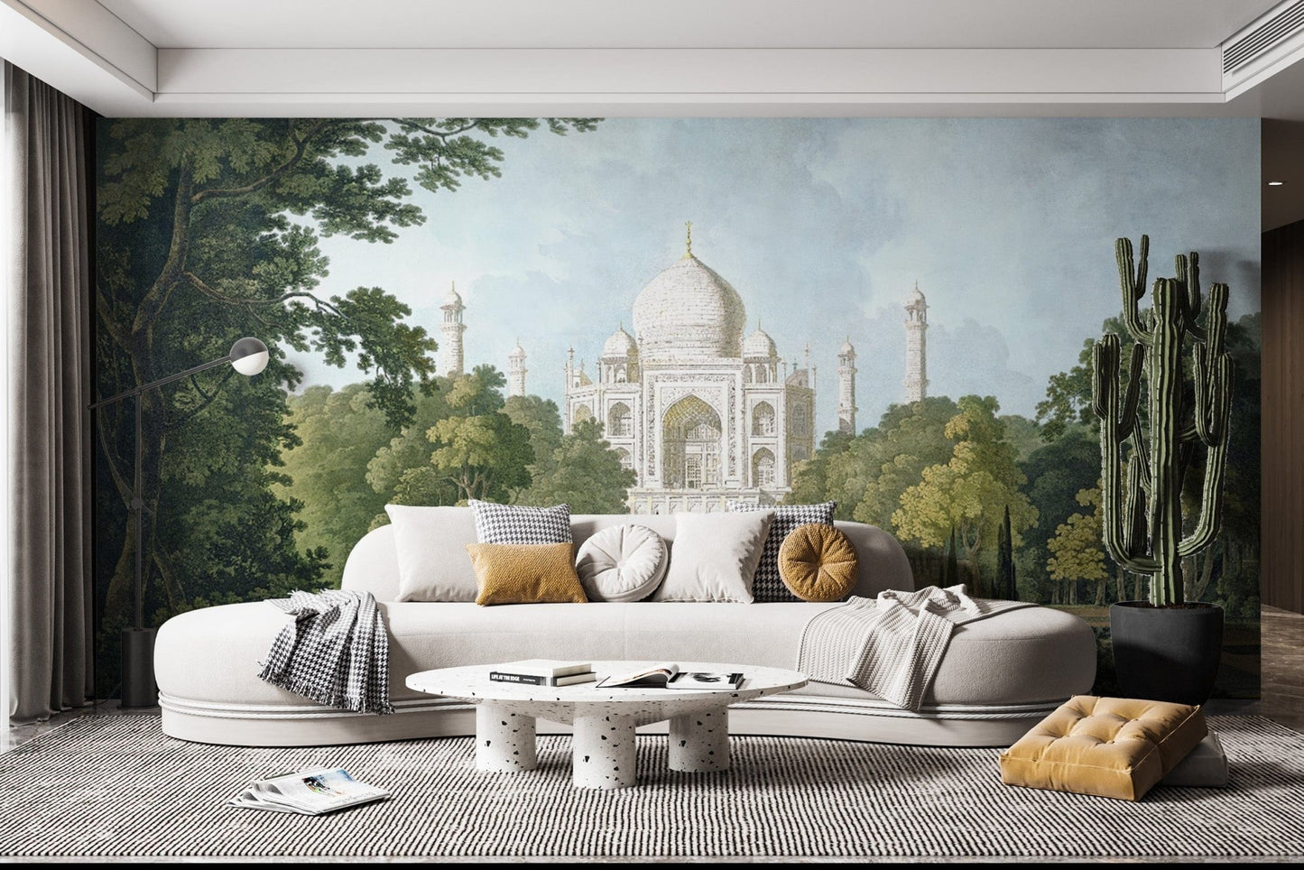 Timeless Mughal Taj Mahal wallpaper
