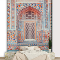 Classic Mughal window and arch wall mural

