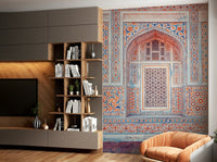 Handcrafted Mughal pattern with fine detail

