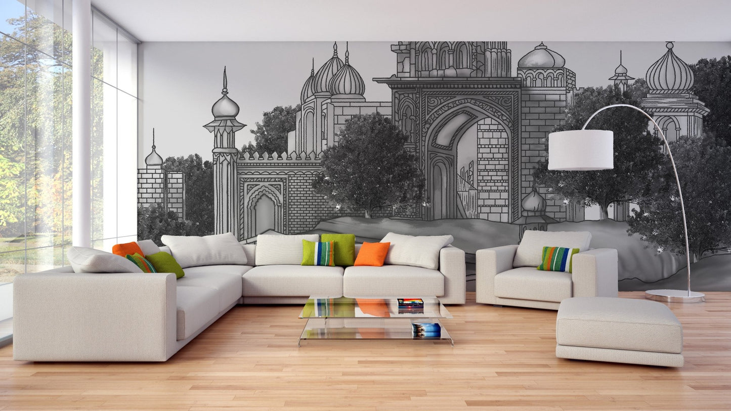 Mughal Mansion Wallpaper Murals - Giffywalls A861