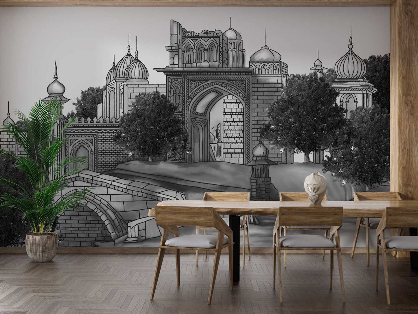 Mughal Mansion Wallpaper Murals - Giffywalls A861