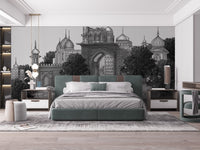 Mughal-inspired palace mural A861