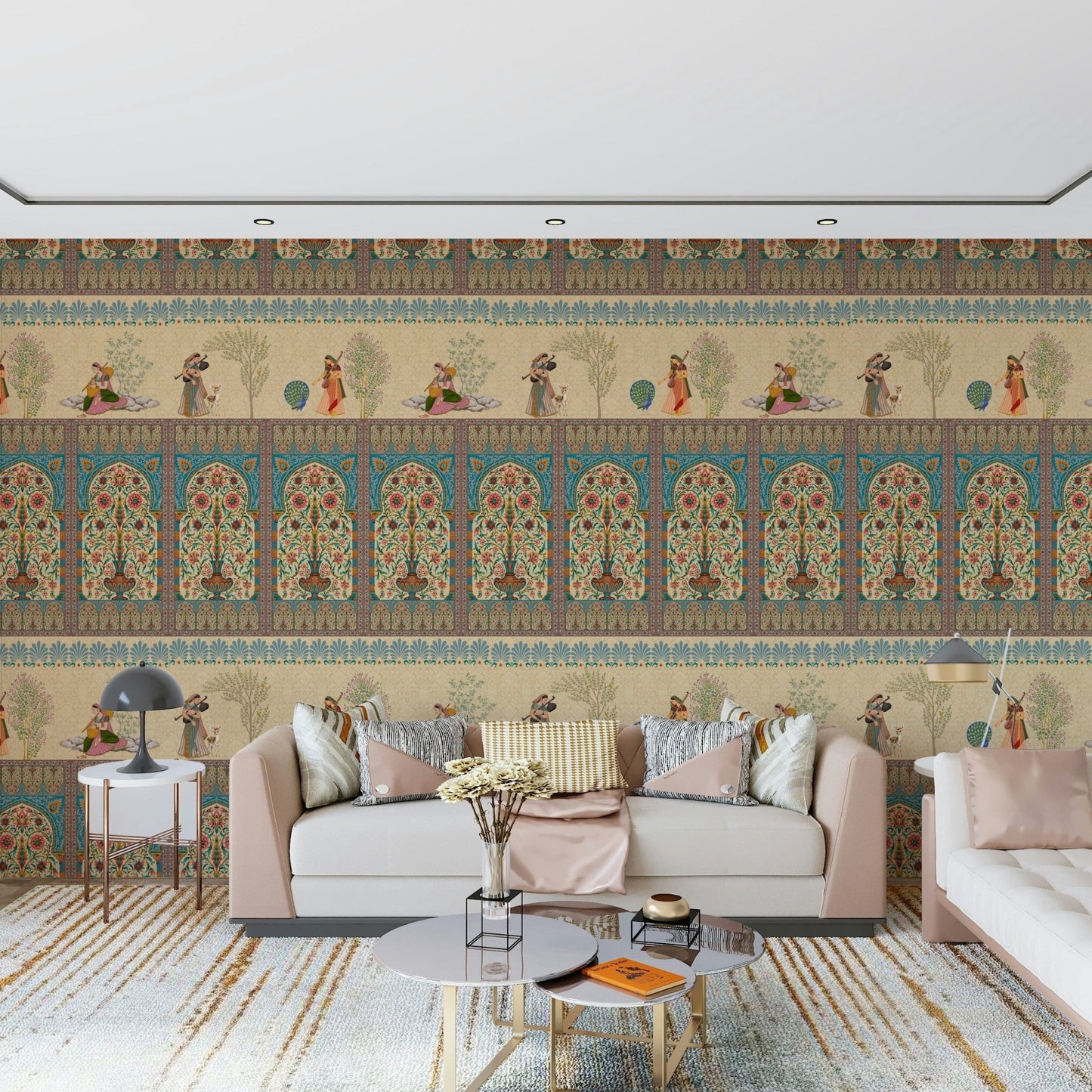 Mughal Melodies Wall Mural