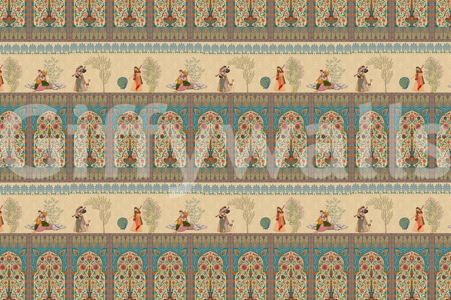 Mughal Melodies Wall Mural