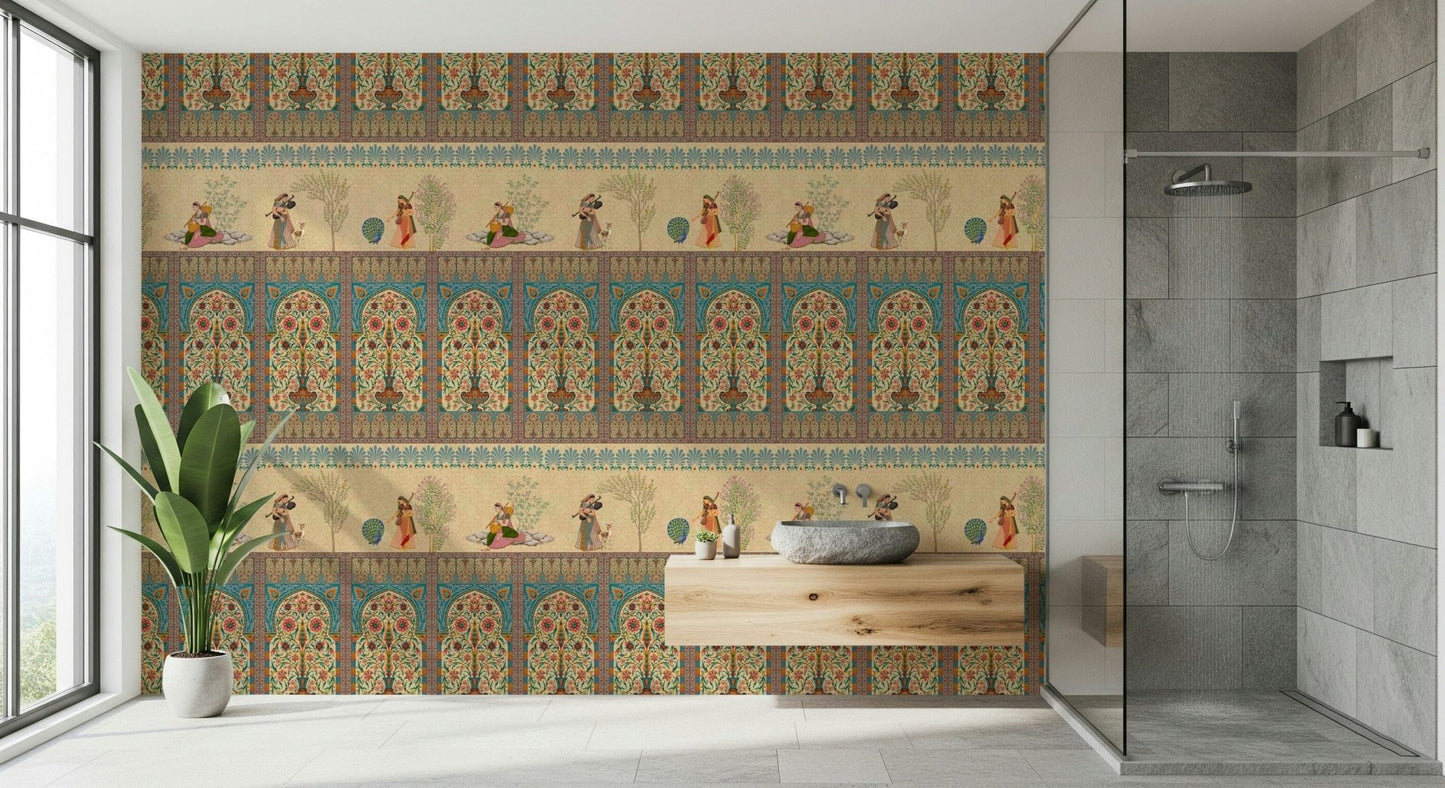 Mughal Melodies Wall Mural