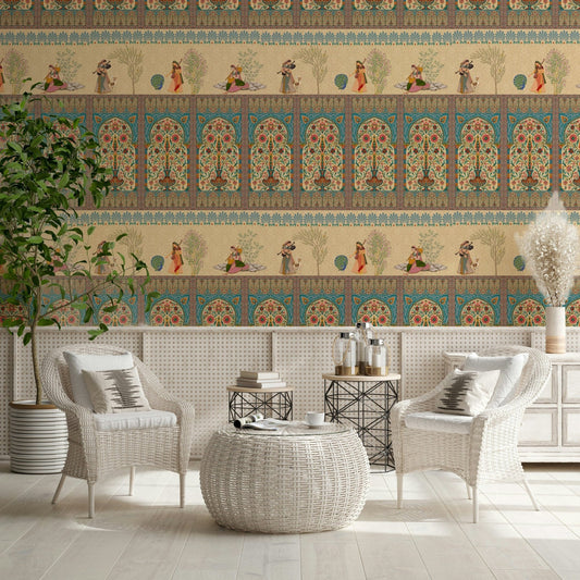 Mughal Melodies Wall Mural