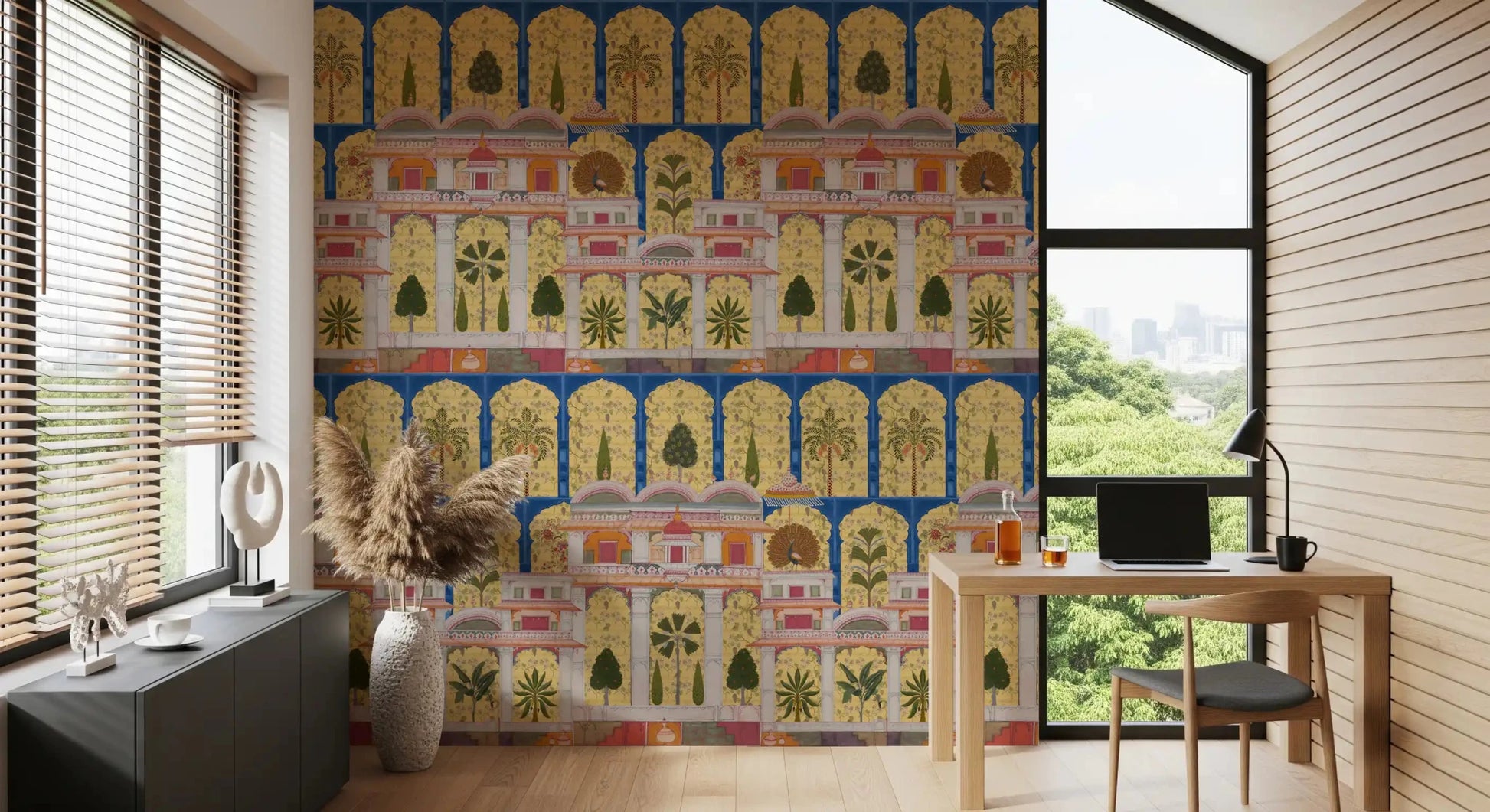 Mughal Palace Garden Wall Mural