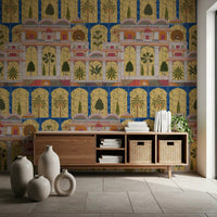 Mughal Palace Garden Wall Mural