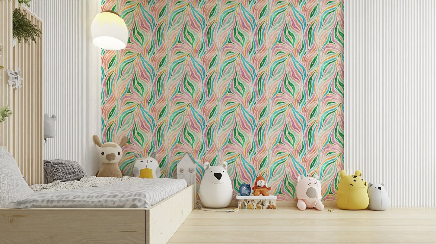 Stylish animal print wallpaper texture

