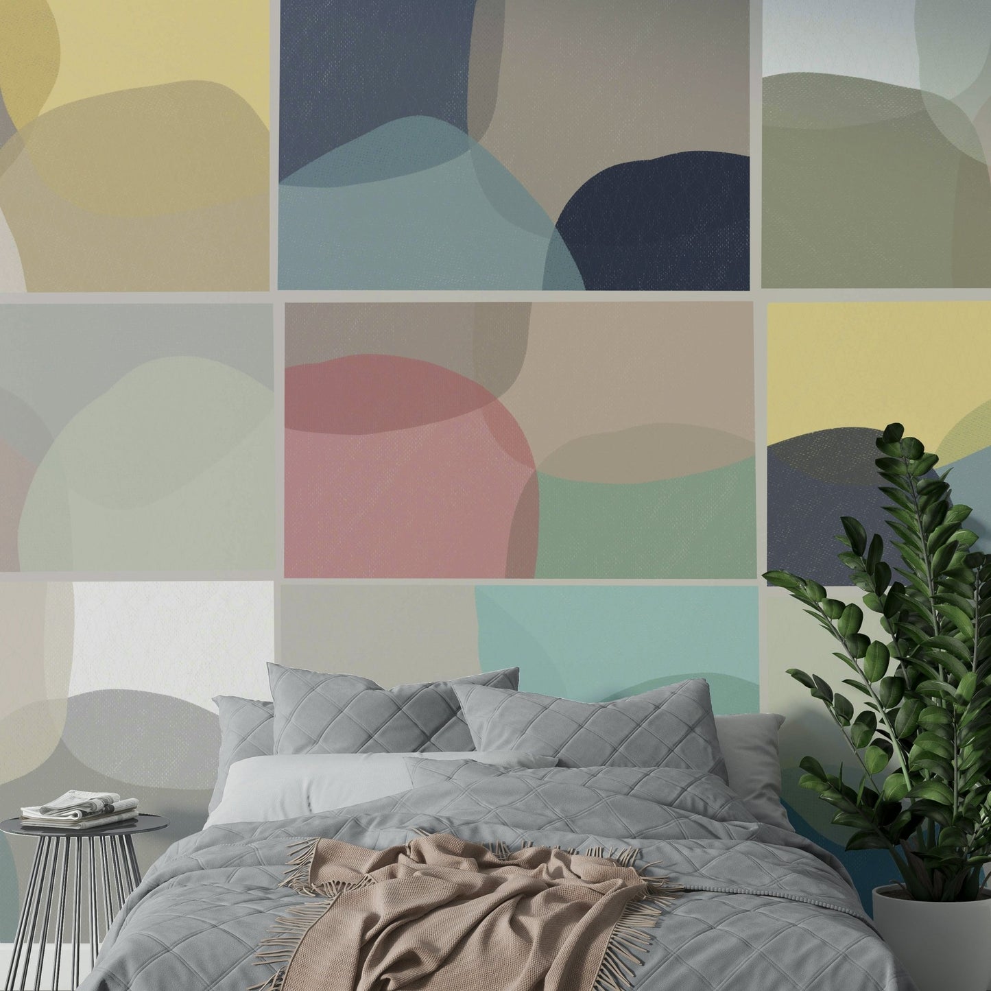 Artistic multicolor stone wallpaper

