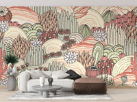 Multicolor Cactus and Succulents Wallpaper Murals - Giffywalls A969