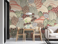 Multicolor Cactus and Succulents Wallpaper Murals - Giffywalls A969