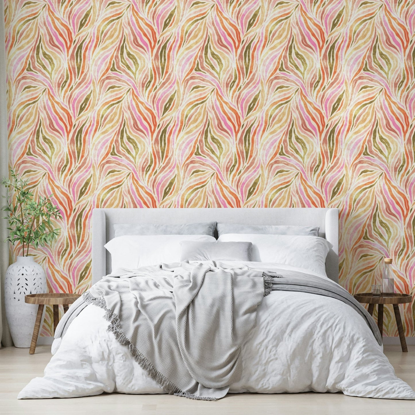 Stylish animal print wallpaper pattern

