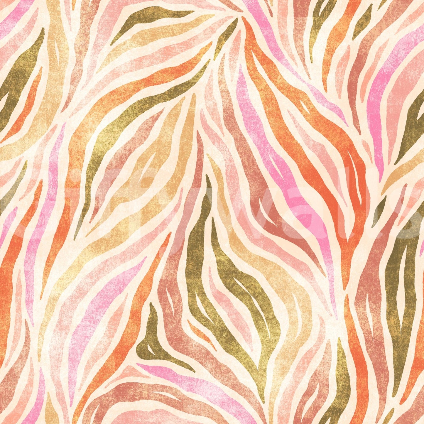 Contemporary zebra wallpaper for living rooms

