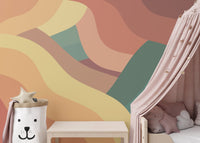 Vintage 70s Peel and Stick Wallpaper
