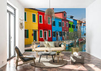 Multicolored Burano Wall Mural