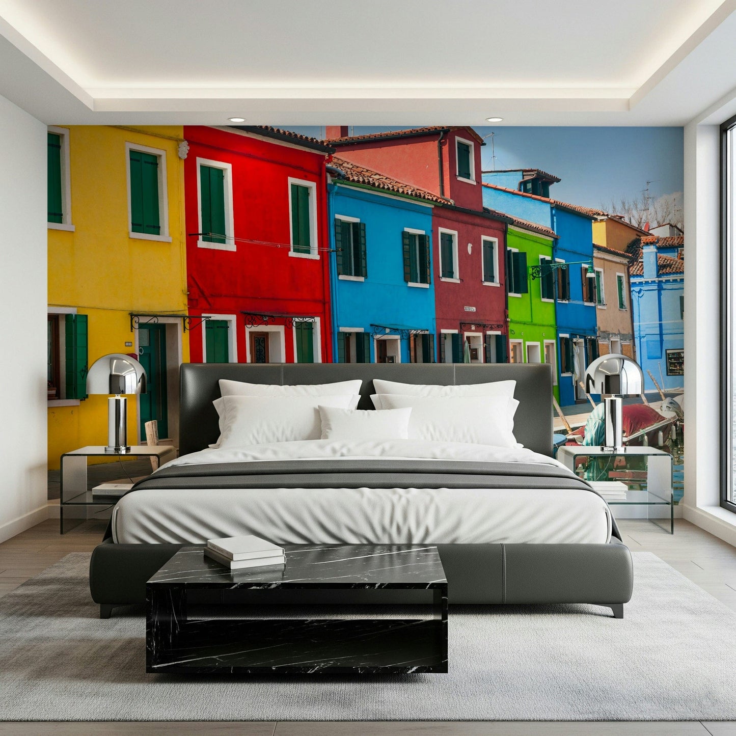 Multicolored Burano Wall Mural