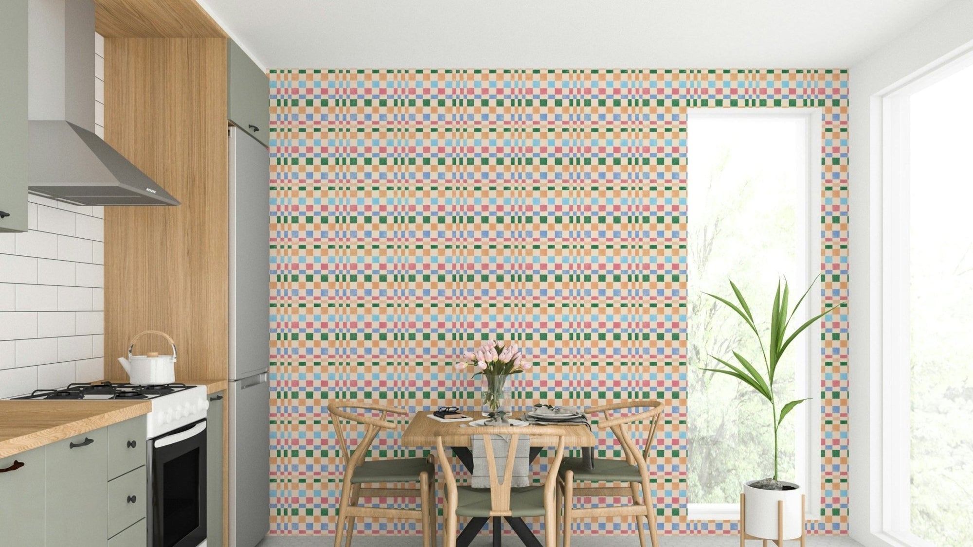 Vibrant jungle wallpaper for walls GD491

