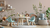Mushroom Garden Mural wallpaper in nursery C469