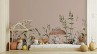 Mushroom Garden Wallpaper Mural - Giffywalls C469